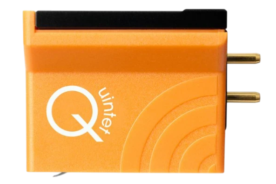 Salon 1 Audio Ortofon MC Quintet Bronze moving coil phono cartridge in orange with side logo and gold pins