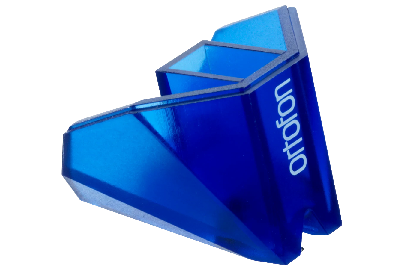 Salon 1 Audio Ortofon Stylus 2M Blue replacement with a blue translucent housing and precision nude elliptical diamond.
