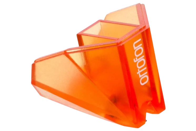 Salon 1 Audio Ortofon Stylus 2M Bronze replacement in translucent bronze plastic with white logo branding