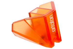 Salon 1 Audio Ortofon Stylus 2M Bronze replacement in translucent bronze plastic with white logo branding