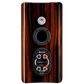 Salon 1 Audio Monitor Audio Platinum 100 3G bookshelf speaker rear view showing terminals and port in piano ebony finish