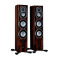 Salon 1 Audio Monitor Audio Platinum 200 3G floorstanding speakers in a glossy piano ebony wood finish.
