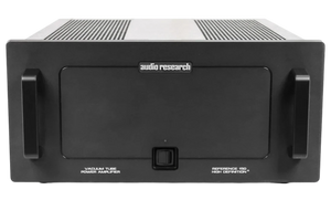 Salon 1 Audio certified pre-owned Audio Research REF150SE black stereo tube power amplifier front view