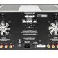 Salon 1 Audio Audio Research REF150SE black stereo tube power amplifier rear panel view with XLR inputs and speaker taps