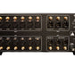 Salon 1 Audio back panel of the black Audio Research Reference 5SE vacuum tube preamplifier with balanced inputs