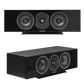 Salon 1 Audio Sonus faber Lumina Center I black center channel speaker showing front and angled views
