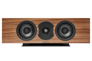 Salon 1 Audio Sonus faber Lumina Center I walnut wood center channel speaker with dual midwoofers and silk dome tweeter