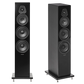 Salon 1 Audio Sonus faber Lumina V floorstanding speakers in piano black with leather wrap and three-way driver design