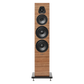 Salon 1 Audio Sonus faber Lumina V floorstanding speaker in walnut wood finish with black leather front baffle