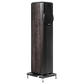 Salon 1 Audio Sonus faber Maxima Amator floorstanding speaker in solid walnut with black leather and marble base.