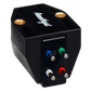 Salon 1 Audio Sumiko Amethyst moving magnet phono cartridge showing the rear connection pins and black body design.