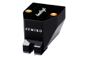 Salon 1 Audio Sumiko Amethyst moving magnet phono cartridge in black with gold mounting hardware