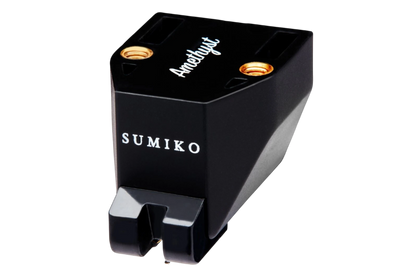 Salon 1 Audio Sumiko Amethyst moving magnet phono cartridge in black with gold mounting hardware