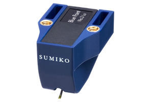 Salon 1 Audio Sumiko Blue Point No. 3 Low moving coil phono cartridge in blue with an elliptical stylus