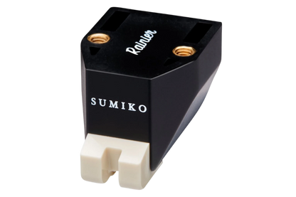 Salon 1 Audio Sumiko Rainier moving magnet phono cartridge in black with a white stylus assembly