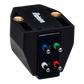 Salon 1 Audio Sumiko Rainier moving magnet phono cartridge showing the rear connection pins and black housing.
