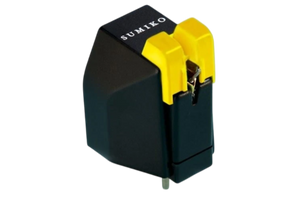 Salon 1 Audio Sumiko RS 78 replacement stylus for 78 RPM records with a black body and bright yellow stylus guard