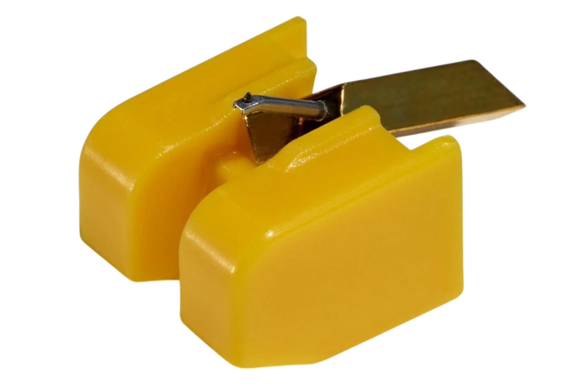 Salon 1 Audio Sumiko RS 78 replacement stylus with a yellow body and aluminum cantilever for 78 RPM shellac records.