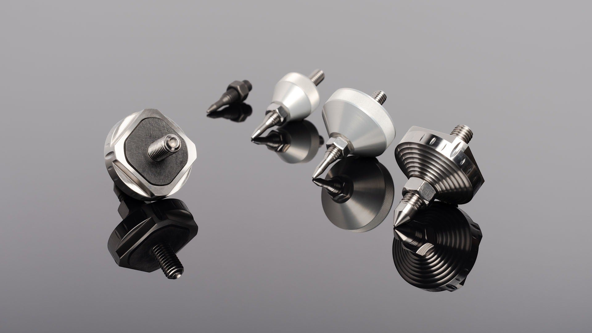 Salon 1 Audio Wilson Audio Acoustic Diodes featuring V-Material and stainless steel for vibration control