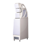 Salon 1 Audio Wilson Audio Alexx V floorstanding speaker in a sleek white finish with an open architecture gantry.
