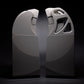Salon 1 Audio Wilson Audio Alexx V floorstanding speakers in a sleek light finish against a dark background.