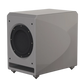 Salon 1 Audio Wilson Audio Lōkē active subwoofer in a sleek grey finish with a 10-inch long-throw driver