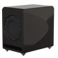Salon 1 Audio Wilson Audio Loke active subwoofer in a sleek black finish with a 10-inch long-throw driver.
