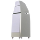 Salon 1 Audio Wilson Audio Sasha V floorstanding speaker in a sleek silver finish with a modern modular design.