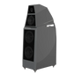 Salon 1 Audio Wilson Audio Sasha V floorstanding speaker in a sleek grey finish with a multi-driver modular design.