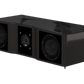 Salon 1 Audio Wilson Audio WASAE center channel speaker in a glossy black finish with dual mid-woofers and tweeter.