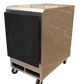 Salon 1 Audio Wilson Audio WATCHDOG II powered subwoofer in Desert Silver finish with black grille on casters
