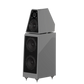 Salon 1 Audio Wilson Audio WATT/Puppy floorstanding speaker in a sleek grey finish with high-end driver configuration.